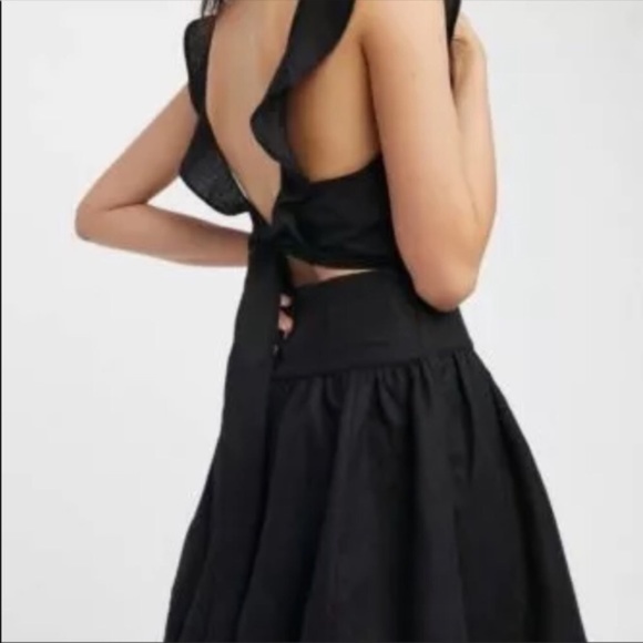 Free People Erin Ruffle Tie back dress - Picture 2 of 7